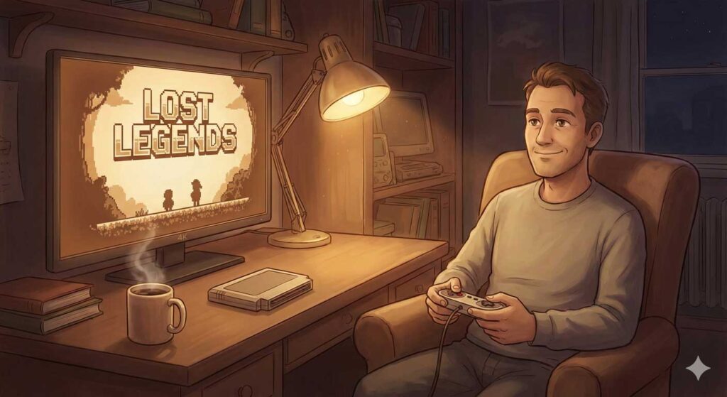 レトロゲーム環境構築を楽しむイメージ