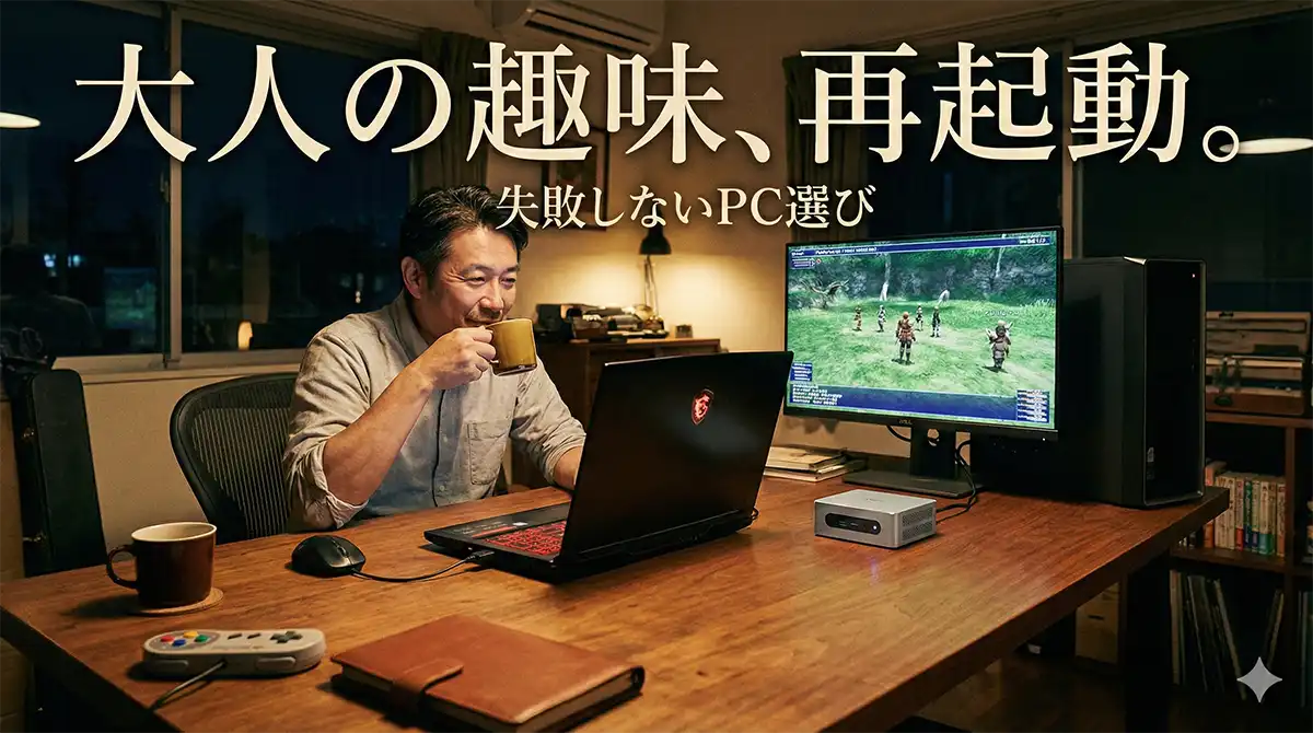 2026年版】レトロゲームからFF11まで！失敗しないPC選びの決定版ガイド 