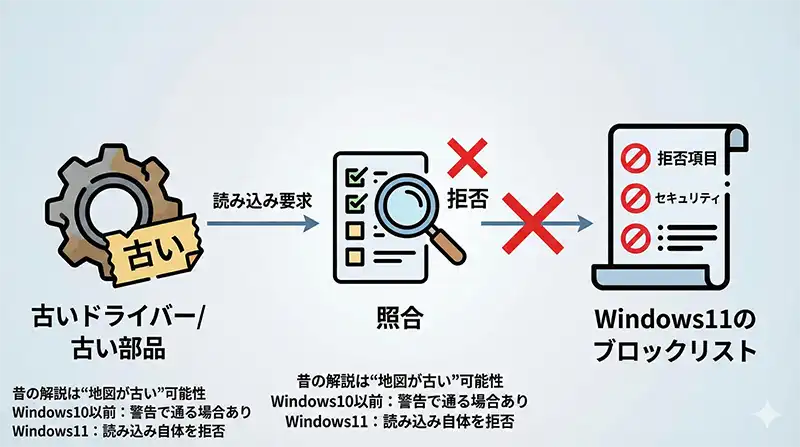 ブロックリストとは_古い部品が拒否される流れ
