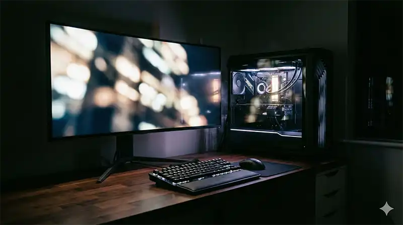 挿絵_ゲーミングデスクトップ_大人の要塞