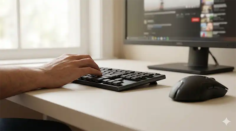 FF11復帰_G913_ラクになる理由_デスク全景