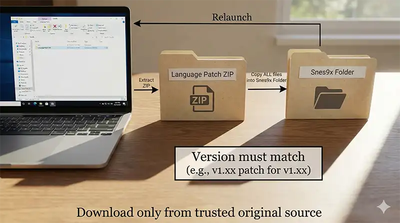 Snes9x_Japanese_UI_Patch_How_To