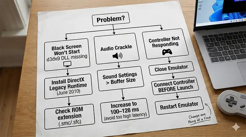 Snes9x_Troubleshooting_Flowchart_Win11