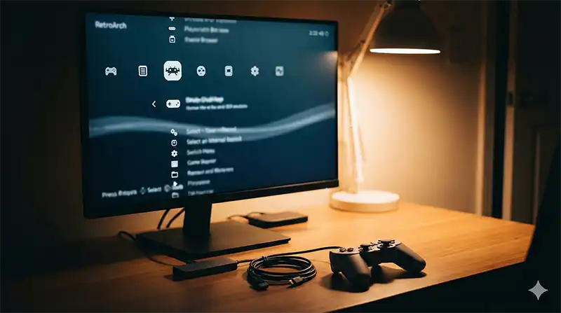 retroarch_picodrive_setup_scene