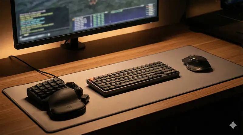 まとめ_FF11_快適入力環境_完成デスク