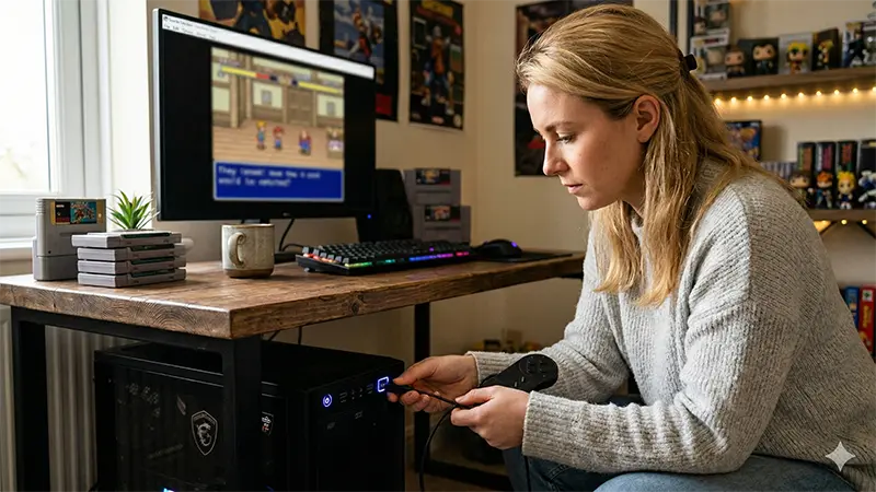 レトロゲーム向けコントローラー選択