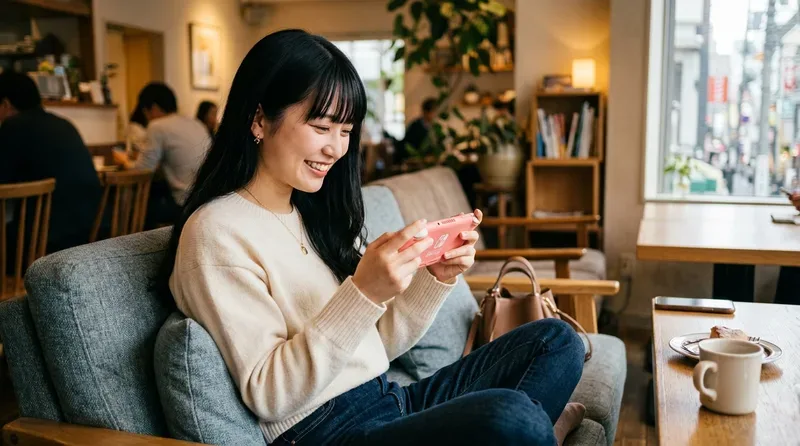 横型ポータブルゲーム機での快適ゲームプレイ