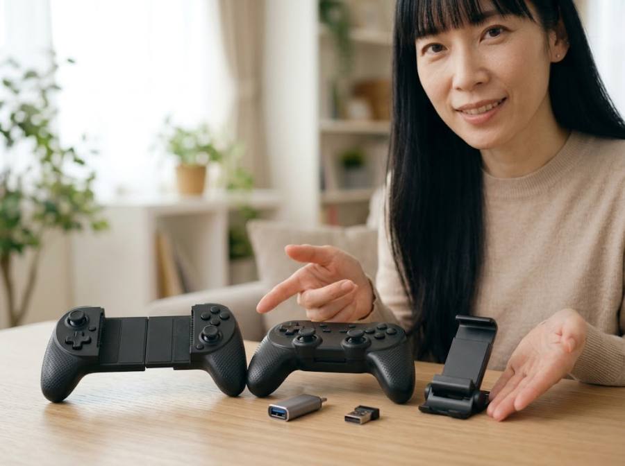 Androidエミュ向けコントローラーのタイプ別比較