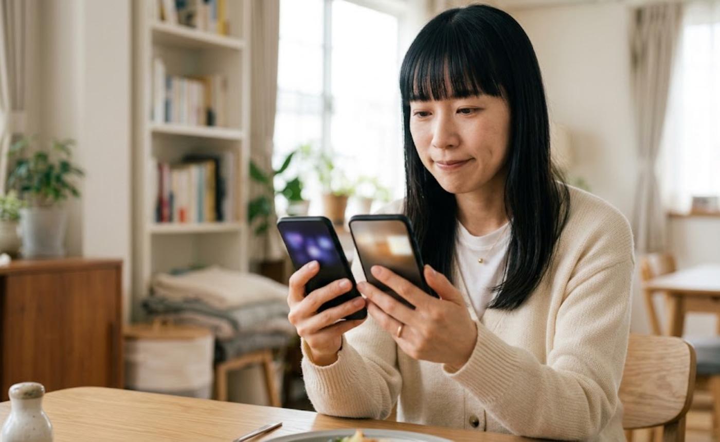 Androidで使うPS1エミュレータアプリを選んでいる様子