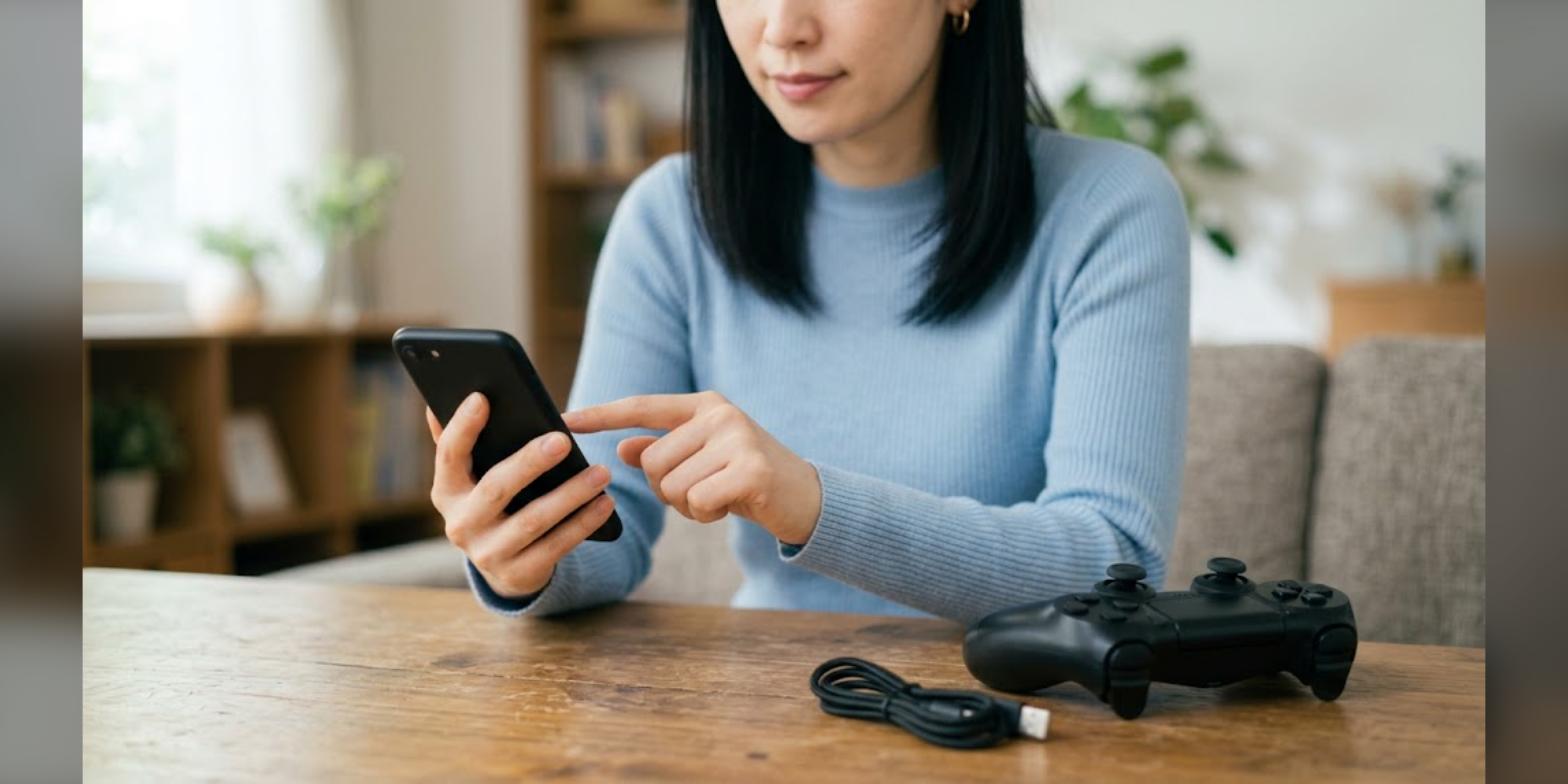 AndroidのRetroArchでPCエンジンのコアを追加している手元