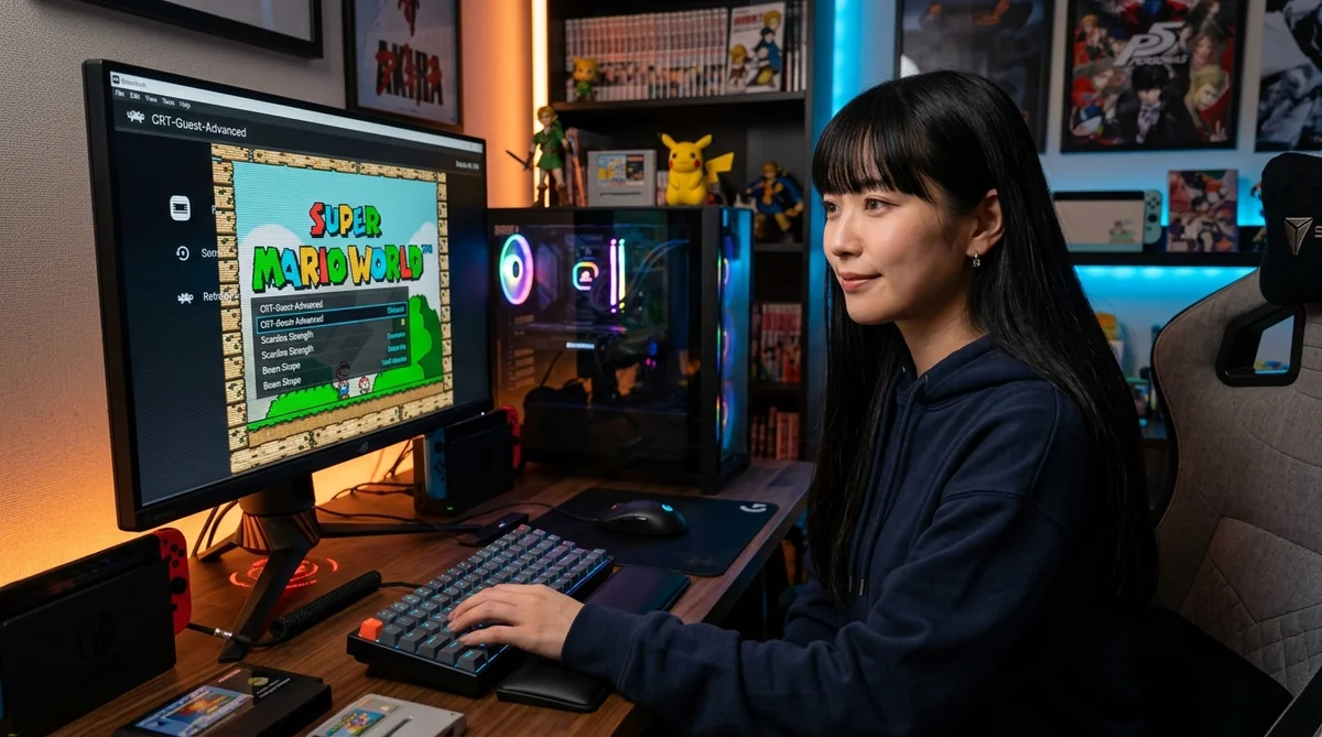 Snes9xエミュレータ導入と軽量化設定の拡張テクニックの挿絵