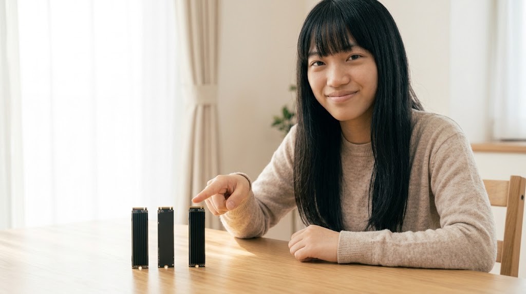 PS5用M.2 SSDの容量を1TB・2TB・4TBで比べる
