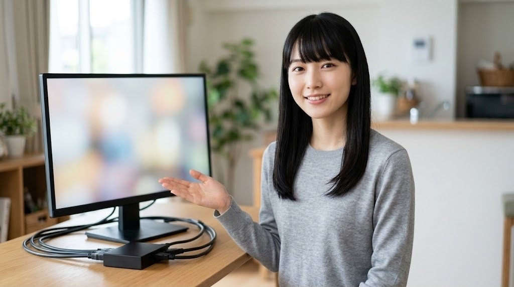 HDMI切替器を使って複数のゲーム機を1台のモニターにまとめる