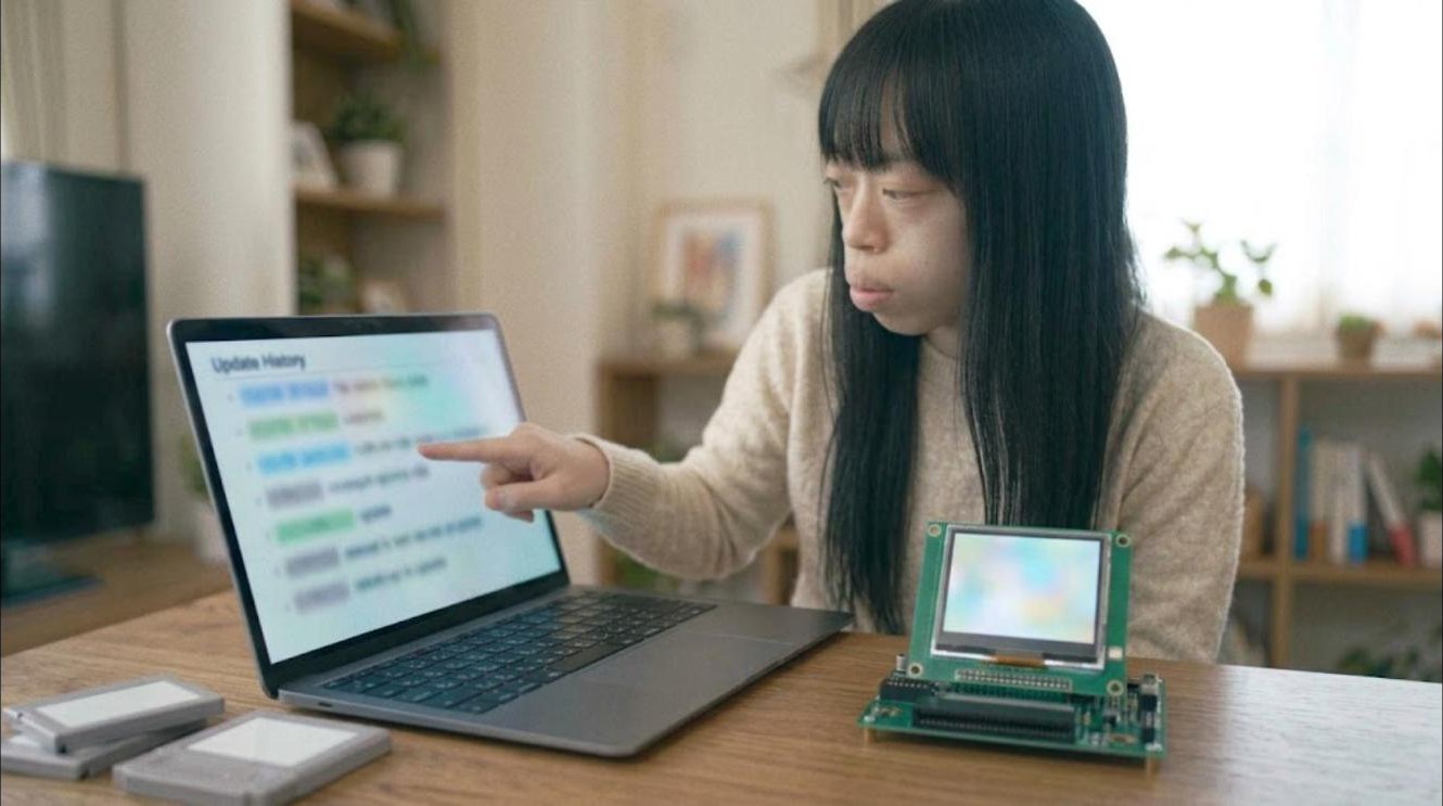 OSCRのファームウェアのバージョンを確認する