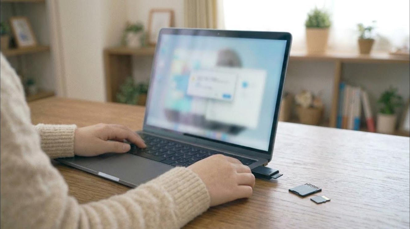 OSCR用のSDカードをFAT32で準備する