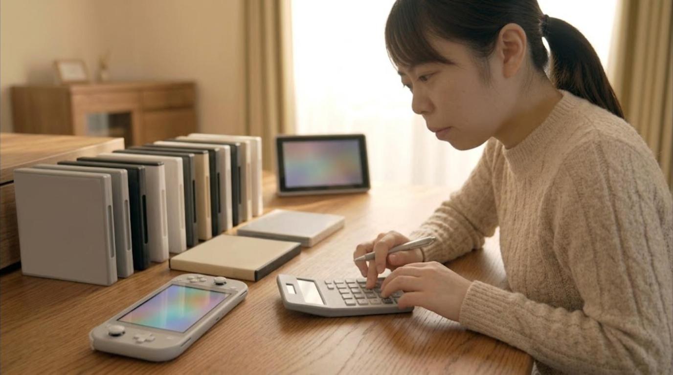 Switch 2の本体容量でソフトが何本入るか計算する