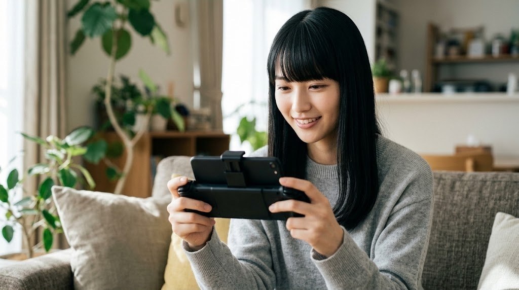 AndroidのスマホでmelonDSを使ってDSのゲームを遊ぶ様子